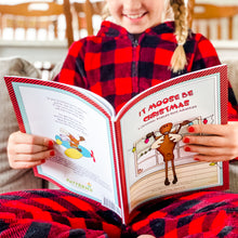 Load image into Gallery viewer, PRINTABLE Christmas Party-in-a-Book™ "It Moose Be Christmas" (Christmas Treasure Hunt Activity Book for Kids)