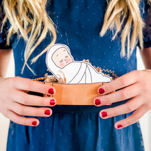 Load image into Gallery viewer, PRINTABLE Christmas Party-in-a-Book™ "The Littlest Shepherd" (Nativity Activity Book for Kids)