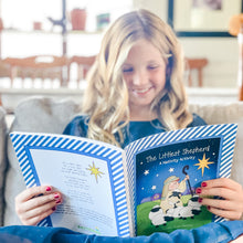 Load image into Gallery viewer, PRINTABLE Christmas Party-in-a-Book™ "The Littlest Shepherd" (Nativity Activity Book for Kids)