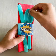 Load image into Gallery viewer, PRINTABLE Superhero Birthday Party-in-a-Book™ "Thor" (Superhero Birthday Party Treasure Hunt Activity Book for Kids)