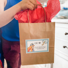 Load image into Gallery viewer, PRINTABLE Superhero Birthday Party-in-a-Book™ "Thor" (Superhero Birthday Party Treasure Hunt Activity Book for Kids)