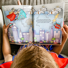 Load image into Gallery viewer, PRINTABLE Superhero Birthday Party-in-a-Book™ "Thor" (Superhero Birthday Party Treasure Hunt Activity Book for Kids)