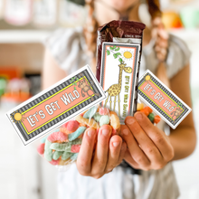 Load image into Gallery viewer, PRINTABLE Safari Birthday Party-in-a-Book™ "Let's Get Wild" (Safari Birthday Treasure Hunt Activity Book for Kids)