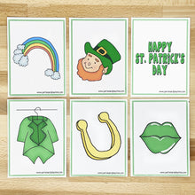 Load image into Gallery viewer, PRINTABLE St Patrick's Day Activity "St. Patty's Bingo" (Printable St Patrick's Game for Kids!)