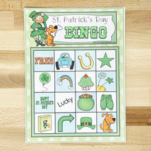 Load image into Gallery viewer, PRINTABLE St Patrick's Day Activity "St. Patty's Bingo" (Printable St Patrick's Game for Kids!)