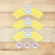 Load image into Gallery viewer, "Boo Hoo, Back to School" Printable Cupcake Liner and Label