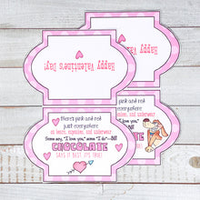 Load image into Gallery viewer, "I Love Chocolate" Printable Valentine's Tag
