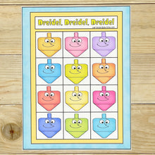 Load image into Gallery viewer, PRINTABLE Hanukkah Activity "Dreidel, Dreidel" (Printable Hanukkah Game for Kids!)