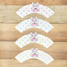 Load image into Gallery viewer, "Easter Bunny" Printable Easter Cupcake Liner and Label