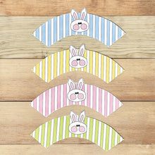 Load image into Gallery viewer, "Easter Bunny" Printable Easter Cupcake Liner and Label