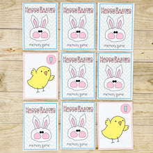 Load image into Gallery viewer, “Hoppy Easter!” Printable Easter Memory Game