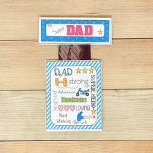Load image into Gallery viewer, "Dad" Printable Father's Day Candy Pocket