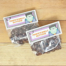 Load image into Gallery viewer, "Frank's Belly Buttons" Printable Halloween Label