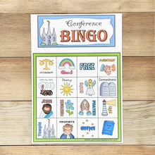 Load image into Gallery viewer, "General Conference” Printable Bingo Game