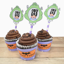 Load image into Gallery viewer, "Ghoulfriend" Printable Halloween Cupcake Liner and Label