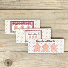 Load image into Gallery viewer, PRINTABLE Christmas Treat Tag "Gingerbread Man" (Printable Christmas Candy Bar Pocket and Gift Idea)