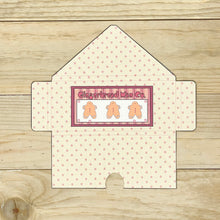 Load image into Gallery viewer, PRINTABLE Christmas Treat Tag "Gingerbread Man" (Printable Christmas Candy Bar Pocket and Gift Idea)