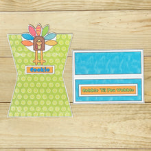 Load image into Gallery viewer, PRINTABLE Thanksgiving Cookie Pockets and Recipe "Gobble 'Til You Wobble" (Printable Thanksgiving Treat Holder and Gift Idea for Kids!)