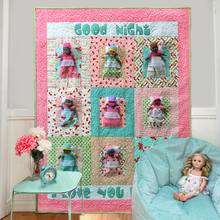 Load image into Gallery viewer, Baby Dolls Kid's Quilt Pattern "Good Night Baby" (Baby Dolls Quilt for Little Girls)