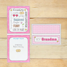 Load image into Gallery viewer, PRINTABLE Mother's Day Treat Holder "Best Grandma" (Printable Mother's Day Treat Tag for Grandmas!)