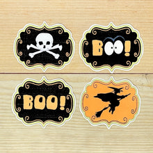 Load image into Gallery viewer, "Boo" Printable Halloween Food Label