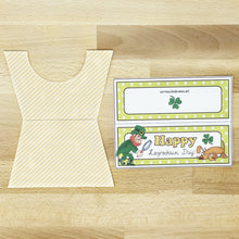 Load image into Gallery viewer, PRINTABLE St Patrick's Day Cookie Pocket "Happy Leprechaun Day" (Printable St Patrick's Treat Holder for Kids!)