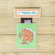 Load image into Gallery viewer, PRINTABLE Thanksgiving Candy Pockets "Happy Turkey Day" (Printable Thanksgiving Treat Holder and Gift Idea for Kids!)