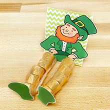 Load image into Gallery viewer, PRINTABLE St Patrick's Day Tag "Leprechaun Legs" (Printable St Patrick's Treat Tag for Kids!)