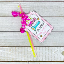 Load image into Gallery viewer, PRINTABLE Valentine's Tag "Light Up My World" (Printable Valentine for Kids!)