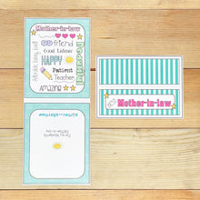 Load image into Gallery viewer, PRINTABLE Mother's Day Treat Holder "Mother-in-Law" (Printable Mother's Day Treat Tag!)