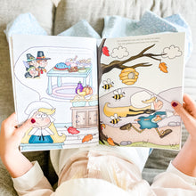 Load image into Gallery viewer, PRINTABLE Thanksgiving Party-in-a-Book™ "The Case of the Missing Pie" (Thanksgiving Treasure Hunt Activity Book for Kids)