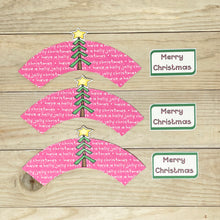 Load image into Gallery viewer, PRINTABLE Christmas Cupcake Label "Oh, Christmas Tree" (Printable Christmas Treat Label and Gift Idea for Kids!)