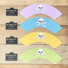 Load image into Gallery viewer, "Poison" Printable Halloween Cupcake Liner and Label