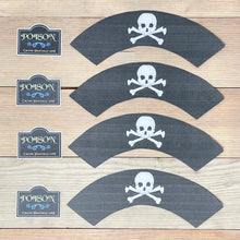 Load image into Gallery viewer, "Poison" Printable Halloween Cupcake Liner and Label