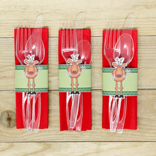 Load image into Gallery viewer, PRINTABLE Christmas Napkin Rings "Rudy the Reindeer" (Printable Christmas Treat Tag and Craft Idea for Kids!)