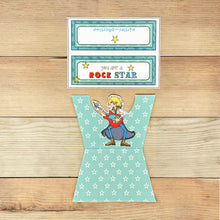Load image into Gallery viewer, "Rock Star (Boy)" Printable Birthday Cookie Pocket