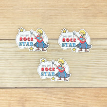 Load image into Gallery viewer, "Rock Star (Boy)" Printable Birthday Cupcake Liner and Label