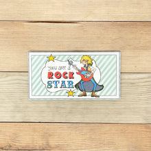 Load image into Gallery viewer, "Rock Star (Boy)" Printable Birthday Money Pocket