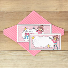 Load image into Gallery viewer, "Rock Star (Girl)" Printable Birthday Money Pocket