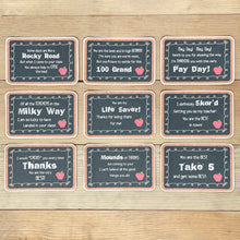 Load image into Gallery viewer, PRINTABLE School Treat Tags "Teacher Candy Sayings" (Printable Teacher Appreciation Treat Tags for Students!)