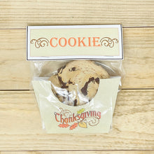 Load image into Gallery viewer, PRINTABLE Thanksgiving Cookie Pockets and Recipe "Happy Thanksgiving" (Printable Thanksgiving Treat Holder and Gift Idea for Kids!)