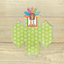 Load image into Gallery viewer, PRINTABLE Thanksgiving Candy Box "Tom Turkey" (Printable Thanksgiving Treat Holder and Gift Idea for Kids!)
