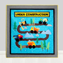 Load image into Gallery viewer, Trucks and Tractors Kid's Quilt Pattern "Under Construction" (Trucks and Tractors Quilt for Kids!)