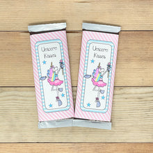 Load image into Gallery viewer, "Unicorn" Printable Candy Bar Wrapper