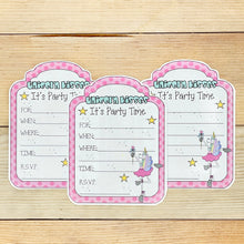 Load image into Gallery viewer, "Unicorn" Printable Birthday Invitation