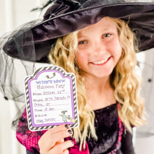 Load image into Gallery viewer, Halloween Party-in-a-Book™ "Witch's Brew" (Halloween Treasure Hunt Activity Book for Kids)