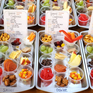 "Snack Cups” Printable General Conference Activity
