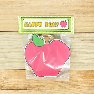 "Apple" Printable Cookie Pocket