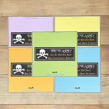 Load image into Gallery viewer, &quot;Beware&quot; Printable Halloween Candy Bar Wrapper
