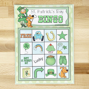 PRINTABLE St Patrick's Day Activity "St. Patty's Bingo" (Printable St Patrick's Game for Kids!)